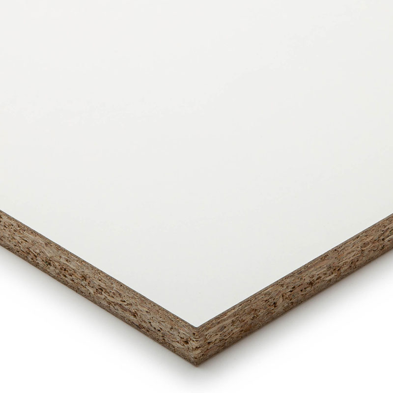 White Melamine Faced Chipboard Sheet Cut to Size